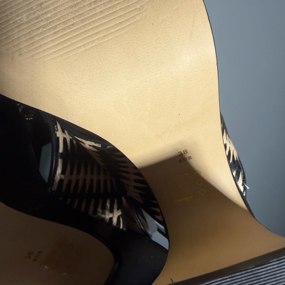 Anthropologie Cross-Strap Woven Platform Sandals Size EU 38 - Picture 7 of 7